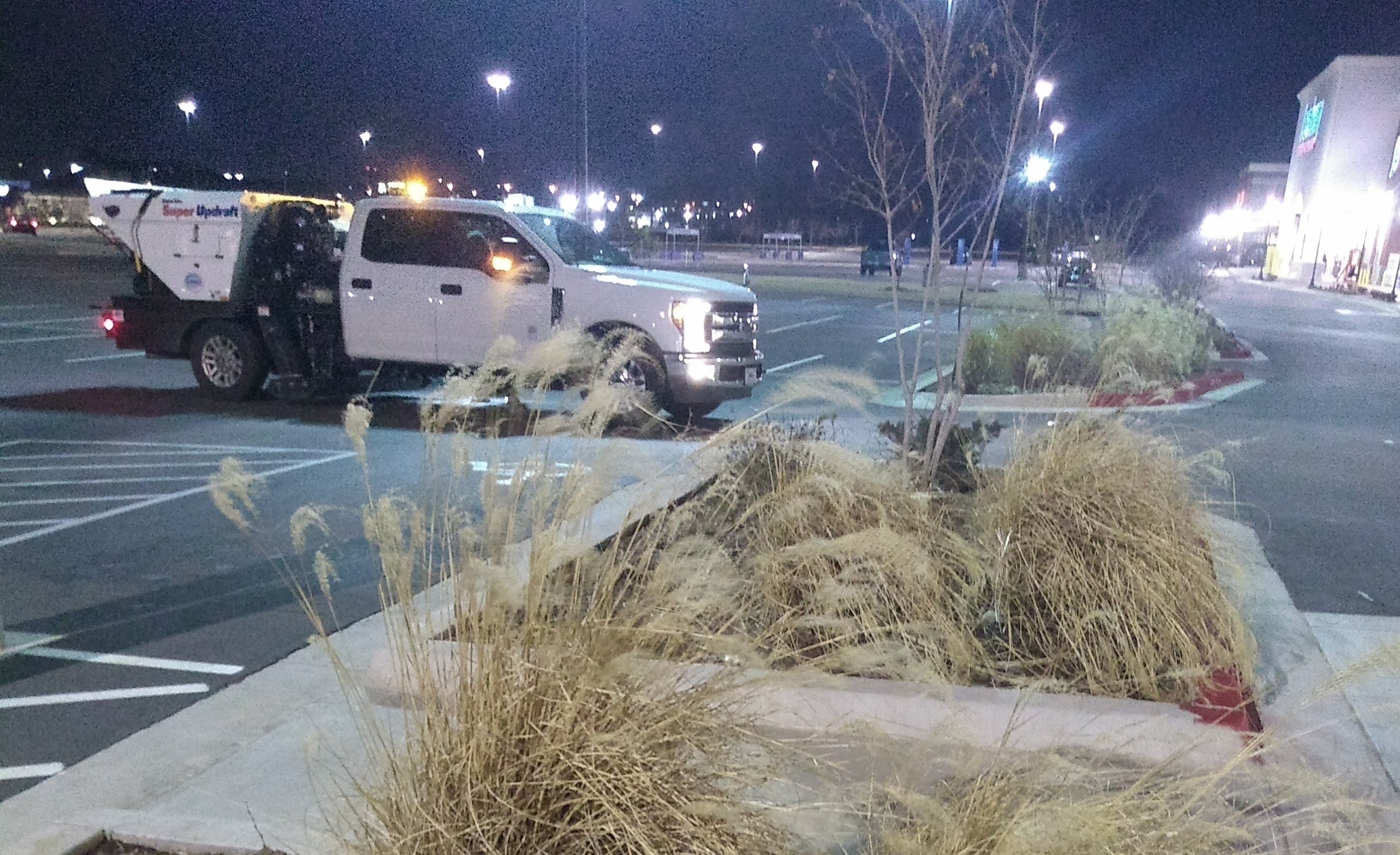 Dolly’s Professional Sweeping truck at work